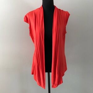 Women’s M.I.K.O. Tangerine Open Short sleeve Cardigan size L